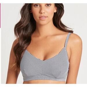 Sea Level Swim Positano Stripe DD / E Cup Bralette Underwire Bikini Top 10 NWT